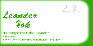 leander hok business card